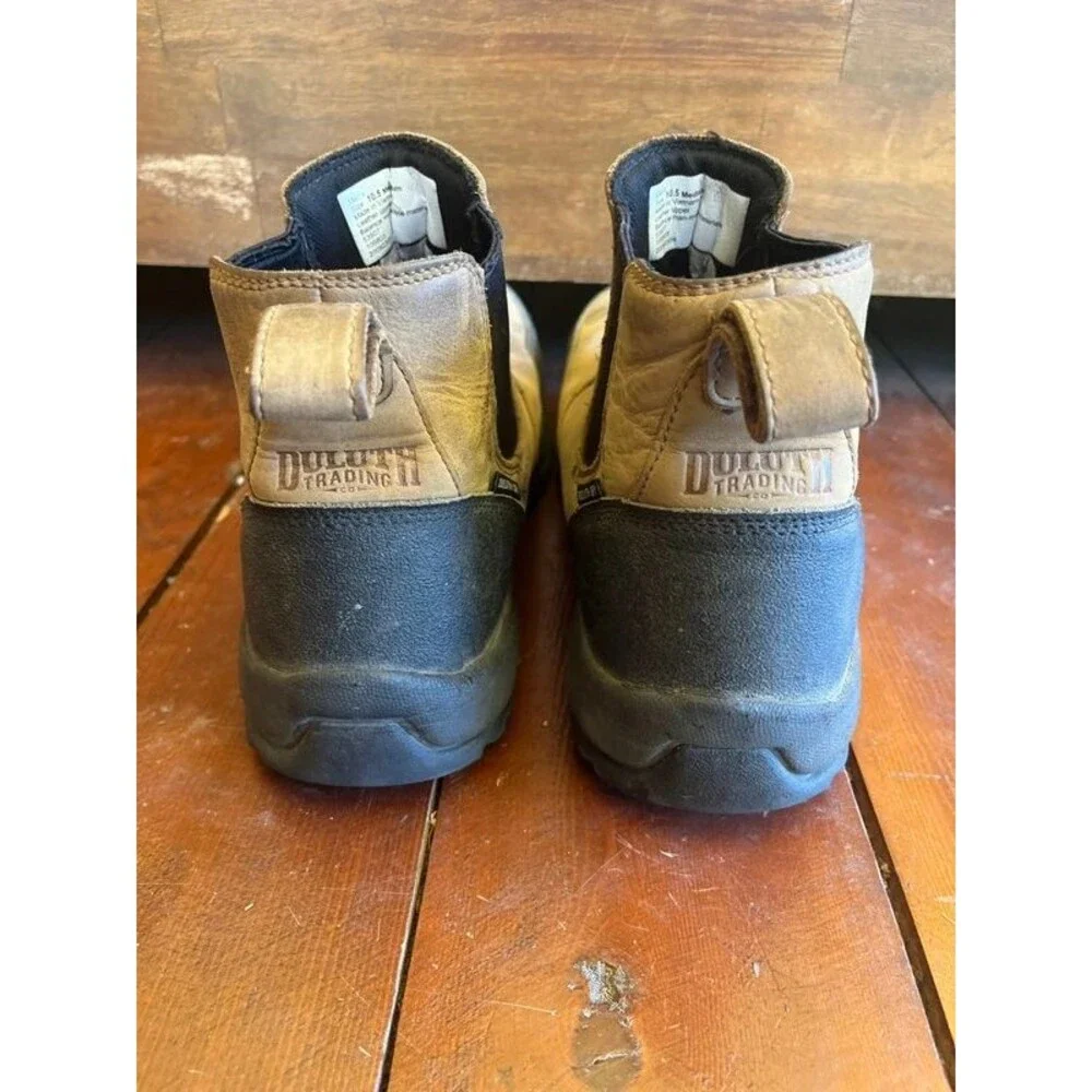 Duluth Safety Toe work boots slip on men’s size 10.5